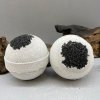 Charcoal Bath Bombs - Sea Salt & Moss, 180 g